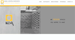 Desktop Screenshot of kdarchitects.in